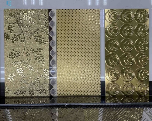 600x1200mm Płytki podłogowe w kolorze złotym Płytki ścienne z porcelany łazienkowej