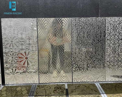 3D Inkjet Złota linia płytki porcelanowej 300x600mm 10mm AAA