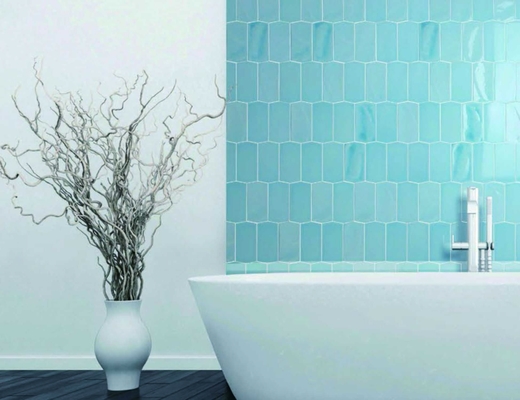 Płytki ścienne wewnętrzne 75x300mm Nowoczesny styl Błyszczący kolor Gradiant Tile