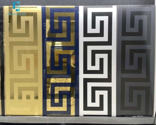 Korytarz Golden Surface Glazurowana porcelanowa płytka podłogowa 300x600mm Luksusowa dekoracja budynku